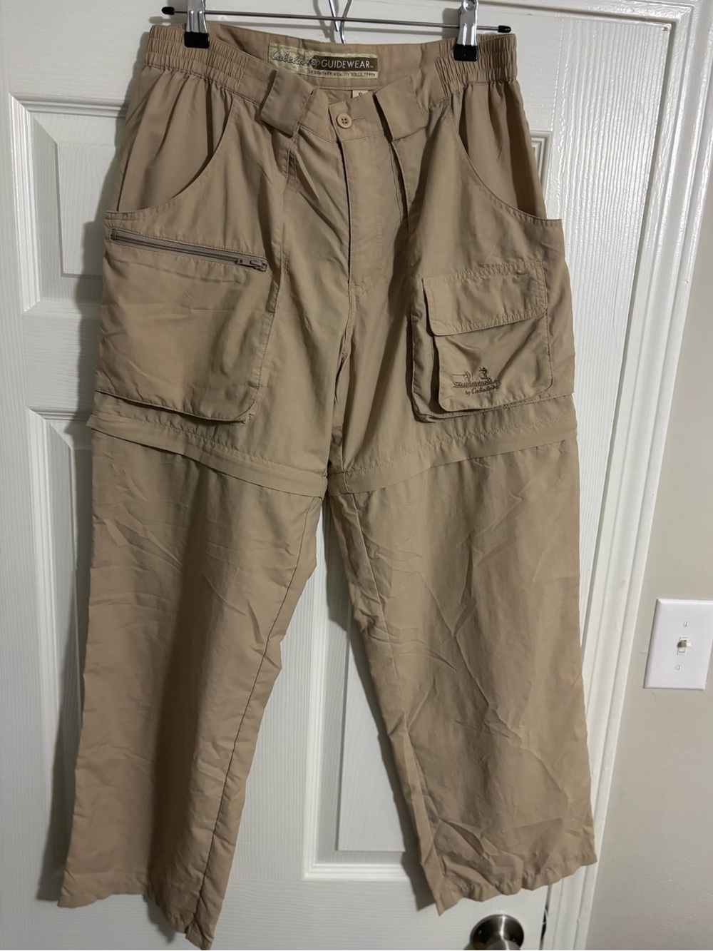 Cabela’s Guidewear Women’s Size 10 Convertible Zip-Off Cargo Pants Khaki